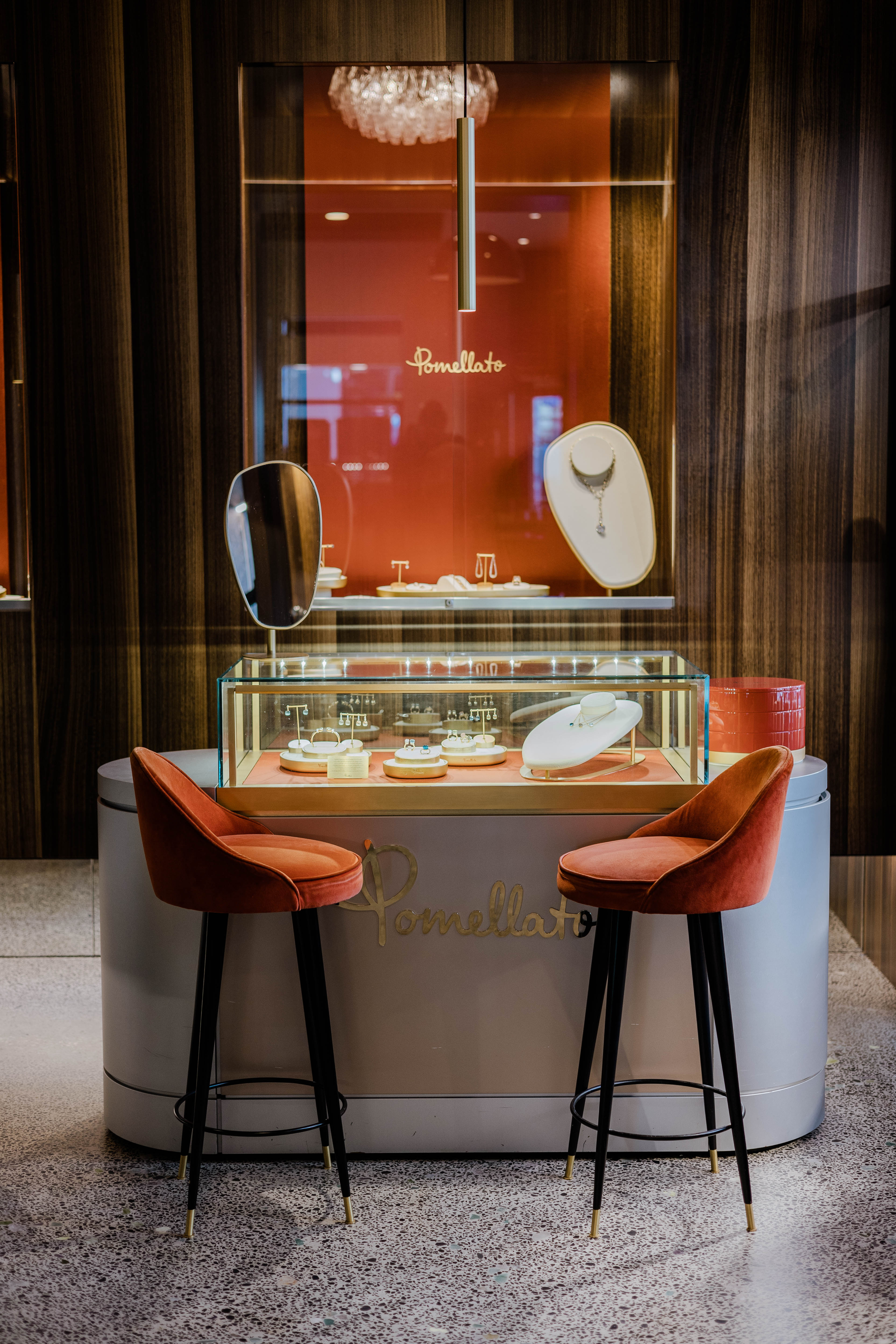 Intérieur de la boutique Piron Joailliers — Liège